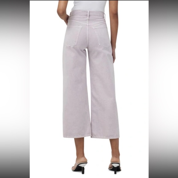 Rag And Bone 28 Andi High Rise In Lavender Ankle Jeans Wide Leg Anthropologie - Picture 2 of 12